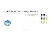 EBSCO Discovery Service Lernprogramm