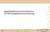 © i2s Zürich, 2003 –   Applikationsorientierte IT-Strategieentwicklung