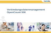 DeTeWe Telecom AG / Vertriebsinformation Verbindungsdatenmanagement OpenCount 500.
