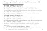 Dr. Isa Schikorsky - Sach- und Fachliteratur - BIB2 1 Übung: Sach- und Fachliteratur SS 2007 TERMINE GRUPPE B (Raum 158) 0103.04.07 – 15.15-16.00 Uhr Einführung.