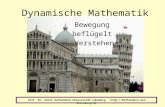 Dynamische Mathematik Bewegung beflügelt Verstehen Prof. Dr. Dörte Haftendorn Universität Lüneburg .