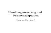 Handlungssteuerung und Prismenadaptation Christian Kaernbach.