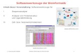 1. Vorlesung WS 2004/05 Software-Werkzeuge der Bioinformatik1 Softwarewerkzeuge der Bioinformatik Inhalt dieser Veranstaltung: Softwarewerkzeuge für ISequenzanalyse.