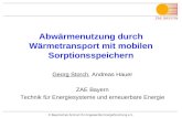 © Bayerisches Zentrum für Angewandte Energieforschung e.V. Georg Storch, Andreas Hauer ZAE Bayern Technik für Energiesysteme und erneuerbare Energie Abwärmenutzung.