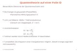 1 2. Vorlesung SS 2006 Computational Chemistry1 Quantentheorie auf einer Folie Wesentliche Elemente der Quantenmechanik sind: Die Energie ist gequantelt.