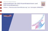 Informationen für SSZ-Koordinatorinnen und SSZ-Koordinatoren : Erlass Talentsuche/Talentförderung ab Schuljahr 2006/2007.