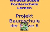 Hunteschule Wildeshausen Förderschule Lernen Projekt Baumschule der Klasse 6.