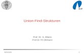 WS03/041 Union-Find-Strukturen Prof. Dr. S. Albers Prof.Dr.Th Ottmann.