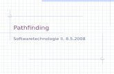 Pathfinding Softwaretechnologie II, 8.5.2008. 1Der Star unter den Pathfinding- Algorithmen: A* - A* findet den kürzesten Weg zwischen zwei Punkten - A*