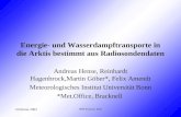 3.Februar 2003 SFB Seminar Kiel1 Energie- und Wasserdampftransporte in die Arktis bestimmt aus Radiosondendaten Andreas Hense, Reinhardt Hagenbrock,Martin.