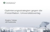 Optimierungsstrategien gegen die Preisinflation: Universitätsverlag Regine Tobias UB Karlsruhe.