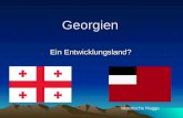Georgien Ein Entwicklungsland? Historische Flagge.