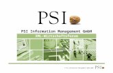 XML-Wirtschaftsforum PSI Information Management GmbH © PSI Information Management GmbH 2005.