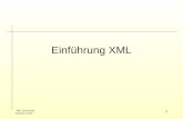 XML Einführung Andreas Leicht 1 Einführung XML. XML Einführung Andreas Leicht 2 Gliederung Geschichte Einordnung Grundlagen –XML –DTD –XSL.