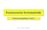 FHRS 2008 KD`in Mohr1 Forensische Kriminalistik Tatortinspektion Teil 1.