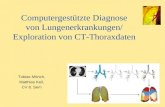 Computergestützte Diagnose von Lungenerkrankungen/ Exploration von CT-Thoraxdaten Tobias Mönch, Matthias Keil, CV 8. Sem.