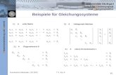 Universität Stuttgart Wissensverarbeitung und Numerik I nstitut für K ernenergetik und E nergiesysteme Numerische Methoden, SS 2001T V, Kp. 9 9/1 Beispiele.