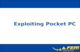 Www.fem.tu- ilmenau.de Exploiting Pocket PC.  ilmenau.de Exploiting Pocket PC PocketPC existiert seit über 5 Jahren (Windows CE seit ca. 10)