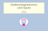 Elektromagnetismus und Spule Demo Grundlagen Elektrotechnik Mechatronik.
