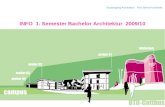 Studiengang Architektur Prof. Bernd Huckriede INFO 1. Semester Bachelor Architektur 2009/10.