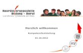 Herzlich willkommen Kompetenzfeststellung 01.10.2012.