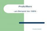 Prüfziffern - am Beispiel der ISBN - Claudia Babatz.