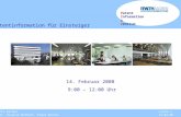 PIZ Aachen Dr. Susanne Ruffert, Elmar Bickar Folie 1 14.02.08 P atent I nformations Z entrum 14. Februar 2008 9:00 – 12:00 Uhr Patentinformation für Einsteiger.
