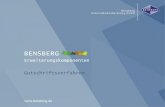 Bensberg GmbHGutschriftsverfahren. Bensberg GmbHGutschriftsverfahren Bensberg-Komponenten EDI DELINS Terminsplitting EDI EDL Orders / MAIS Gutschriftsverfahren.