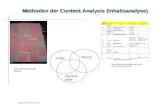 Spree WS 2009/2010 Methoden der Content Analysis (Inhaltsanalyse) Inhalt Nutzer Ziel/Auf- gabe  w/content-analysis Foto: