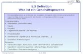 Thomas Herrmann Kommunikation und Kooperation mit Groupware 2000 24.02.2000 1 5.3 Definition Was ist ein Geschäftsprozess Ein Geschäftsprozess ist ein.