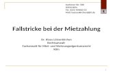 1 Fallstricke bei der Mietzahlung Dr. Klaus Lützenkirchen Rechtsanwalt Fachanwalt für Miet- und Wohnungseigentumsrecht Köln Aachener Str. 500 50933 Köln.