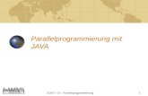 EDV2 - 01 - Parallelprogrammierung1 Parallelprogrammierung mit JAVA.