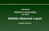 1 Seminar Mobile Computing SS 2003 Mobile Network Layer Ingmar Ickerott.