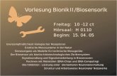 Ingo Rechenberg PowerPoint-Folien zur 8. Vorlesung Bionik II / Biosensorik Organisches Rechnen (Organic Computing) Struktur und Arbeitsweise neuronaler.