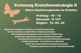 Ingo Rechenberg PowerPoint-Folien zur 1. Vorlesung Evolutionsstrategie II Vom Kugelmodell zum Quadrikmodell - Die quadratische ES-Fortschrittstheorie.