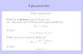Quantile. Median bei Klassenbildung Formel Quantile bei Klassenbildung wobei aber.