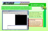 Einführung Internetseite zum Download von NetLogo:  Zur Zeit ist die Version 4.1 aktuell (Stand: 01.02.2010). Größe: