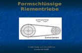 Formschlüssige Riementriebe Entwicklung und Konstruktion Alexander Boldt.