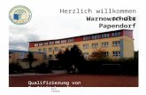 Willert/Neumann - Warnowschule1 Herzlich willkommen an der Warnowschule Papendorf Qualifizierung von Qualitätsbeauftragten.
