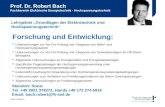 Folie 1 (05/2012) Prof. Dr. Robert Bach Fachbereich Elektrische Energietechnik - Hochspannungstechnik Forschung und Entwicklung: Untersuchungen zur Vor-Ort-Prüfung.