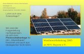 Paula-Modersohn-Schule, Bremerhaven Dreibergen 21 27572 Bremerhaven Ansprechpartner: Rudi Woll, Direktor Lohnt sich eine Solaranlage? Wir sind der Fragestellung.