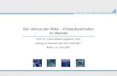Der Verlust der Mitte – Einkaufsverhalten im Wandel Prof. Dr. Lothar Müller-Hagedorn, Köln Vortrag im Rahmen des VKE-Treff 2007 Berlin, 12. Juni 2007.