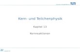 Kern- und Teilchenphysik Kapitel 13 Kernreaktionen.