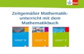 Zeitgemäßer Mathematik- unterricht mit dem Mathematikbuch.