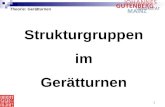 1 Theorie: Gerätturnen Strukturgruppen im Gerätturnen.