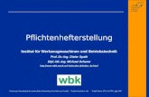 Forschungs-Verbundprojekt des Landes Baden-Württemberg "Vom Markt zum Produkt". Projekt-Koordination: wbk Projekt-Partner: ETU, mkl, RPK, wbk, WOP Pflichtenhefterstellung.