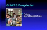 GHWRS Burgrieden Projekt: Ganztagesschule 1. Unser Einzugsgebiet Schülerinnen und Schüler aus den Teilgemeinden Burgrieden Rot Bühl und Bihlafingen 2.