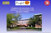 Staatliche Berufsschule II mit Staatlicher Wirtschaftsschule Kempten (Allg¤u) © Staatliche Berufsschule II Kempten - Organisationsentwicklung - Ansprechpartner: