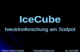 IceCube Neutrinoforschung am Südpol Tobias Fischer-WaselsUniversität Dortmund29. Juni 2007.