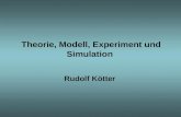 Theorie, Modell, Experiment und Simulation Rudolf Kötter.